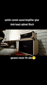 Ampli gitar head cabinet amb 60 watt suara mantap fx distorsi delay & reverb banyak bonus