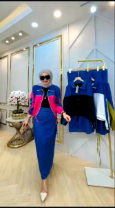 Terbaru!! Terlaris!! Angeline one set rok jeans 2in1