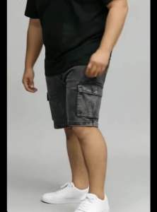 Celana Cargo Pria Jumbo Size 40 Twill Retro Wash – 6 Saku Fungsional & Nyaman Dipakai