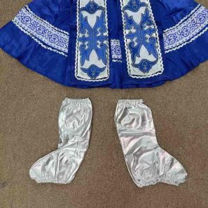 READY STOCK Kids Children Mongolian Costume Girl Ethnic Dance Dress Stage Performance Outfit Festival Wear 儿童蒙古服装