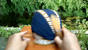 Blangkon Senopaten Senopaten Royal Quality Parang Klitik Gurdo Biru dongker