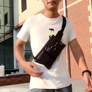 TAS KULIT PRIA SELEMPANG WAISHBAG