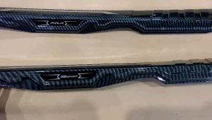 Sillplate Belakang Agya Ayla 2023 2024 2025 GR SPORT Sporty Hitam Carbon