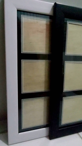 Pigura 4R Susun Isi 3 Horizontal / Bingkai Foto Minimalis 4R Susun / Gandeng 3 / Frame Foto Minimalis Gandeng / Kolase Foto Bayi / Dekorasi Rumah Minimalis