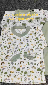 3 Setel Baju Piyama Bayi Panjang Seri Sage 0-12 Bulan\\n\\n Mengenal Piyama Bayi\\n\\nBaju piyama bayi merupakan salah satu kebutuhan penting bagi bayi Anda, terutama untuk memberikan rasa nyaman dan aman saat tidur. Seri Sage yang kami tawarkan memiliki beberapa kelebihan yang menjadikannya pilihan tepat bagi bayi Anda.\\n\\n Kelebihan Bahan Nyaman & Aman\\n\\nPiyama bayi kami terbuat dari bahan yang nyaman dan aman, sehingga tidak menimbulkan iritasi pada kulit bayi Anda. Bahan ini juga mudah menyerap keringat dan tidak panas, menjadikan tidur bayi Anda lebih nyenyak.\\n\\n Desain Unik untuk Bayi\\n\\nDesain unik yang kami tawarkan pada piyama bayi ini akan membuat bayi Anda tampak lucu dan menggemaskan. Dengan berbagai motif yang menarik, bayi Anda akan merasa senang saat memakai piyama ini.\\n\\n Ukuran Sesuai Usia Bayi\\n\\nPiyama bayi kami tersedia dalam berbagai ukuran yang sesuai dengan usia bayi Anda, mulai dari 0 hingga 12 bulan. Dengan demikian, Anda dapat memilih ukuran yang tepat untuk bayi Anda.\\n\\n Cara Memilih Piyama Bayi yang Tepat\\n\\nMemilih piyama bayi yang tepat bagi bayi Anda adalah hal yang penting. Berikut ini beberapa tips yang dapat membantu Anda dalam memilih piyama bayi yang tepat.\\n\\n Menentukan Ukuran Piyama\\n\\nPastikan ukuran piyama yang Anda pilih sesuai dengan usia bayi Anda. Jangan memilih ukuran yang terlalu besar atau terlalu kecil, karena hal tersebut dapat mengganggu kenyamanan tidur bayi Anda.\\n\\n Memilih Bahan yang Nyaman & Aman\\n\\nPilihlah piyama bayi yang terbuat dari bahan yang nyaman dan aman bagi kulit bayi Anda. Hindari bahan yang dapat menimbulkan iritasi atau alergi pada kulit bayi Anda.\\n\\n Mencari Desain yang Sesuai\\n\\nPilihlah desain piyama bayi yang sesuai dengan selera Anda dan bayi Anda. Desain yang menarik dan lucu akan membuat bayi Anda merasa senang saat memakai piyama tersebut.\\n\\n Tips Memakai & Merawat Piyama Bayi\\n\\nBerikut ini beberapa tips yang dapat membantu Anda dalam memakai dan merawat piyama bayi.\\n\\n Cara Memakai Piyama dengan Benar\\n\\nPastikan Anda memakai piyama bayi dengan benar, yaitu dengan meletakkan bagian atas dan bawah piyama pada posisi yang tepat. Jangan memaksa piyama untuk masuk ke tubuh bayi Anda, karena hal tersebut dapat merusak bahan piyama.\\n\\n Cara Merawat Piyama dengan Baik\\n\\nRendam piyama bayi Anda dalam air hangat dan deterjen yang aman bagi kulit bayi Anda. Jangan mencuci piyama bayi Anda dengan suhu air yang terlalu panas, karena hal tersebut dapat merusak bahan piyama.\\n\\n Perawatan Piyama yang Tepat\\n\\nSetelah dicuci, jemur piyama bayi Anda di tempat yang teduh dan tidak langsung terkena sinar matahari. Jangan menjemur piyama bayi Anda di tempat yang panas, karena hal tersebut dapat merusak bahan piyama.\\n\\nSeri Sage 3 setel baju piyama bayi panjang merupakan pilihan tepat bagi bayi Anda. Dengan bahan yang nyaman dan aman, desain yang unik, dan ukuran yang sesuai usia bayi Anda, piyama bayi ini akan membuat tidur bayi Anda lebih nyenyak dan nyaman.\n}