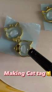 CUSTOMIZED CAT TAG GLOW IN THE DARK