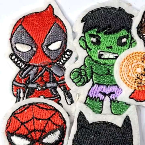 Patch Superheroes Marvel: Hulk, Spiderman, Thor & Batman Iron Man
