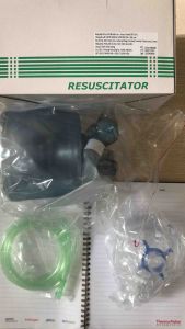 Bóng bóp Ambu cấp cứu oxy tập thở [người lớn trẻ em]