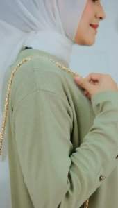 Gamis Model Terbaru Simple Elegan Mewah bahan Knit / Abaya Batwing Kekinian