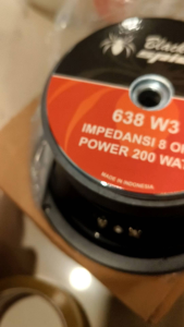 Speaker Komponen Black Spider BS 638 W3 6inch