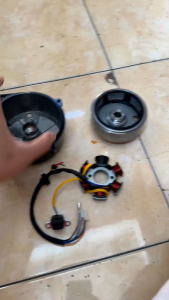 pengapian full set honda gl series black engine