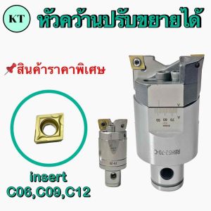 เม็ดมีด C06C09C12 สำหรับการปรับขยายที่ได้รับความนิยม หัวคว้านปรับขยายได้