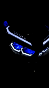 Aksesoris Motor Custom: Lampu Hexagon Lazy Hexaframe Honda Vario 125 150 New Custom Plus Free Double Tipe