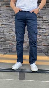 TPPJEANS New Slim NavyBlue กางเกงทรงสลิม สีกรม หน้าเอวขอบ หลังเอวสม๊อคยางยืด ราคาบริเวณ 1,500-3,500 ฿ กระเป๋าข้างซองปืน แต่งกระเป๋าข้าง ทรงสวย เป้าซิป ผ้ายืดใส่สบาย รูปแบบ 28-36