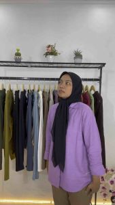 Celana Panjang Uniqo Wanita 7/8 Kulot Ukuran L XL XXL XXXL Bahan Cotton Twill Premium