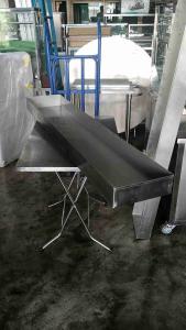 CMS กระบะเสตนเลส ถาดสเตนเลส ขนาด 30*160 ซม. ขอบสูง 10 ซม