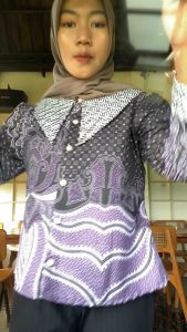 Atasan blouse wanita qurroh casual korea stail