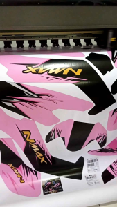stiker decal nmax 2019 grafis pink stiker full body