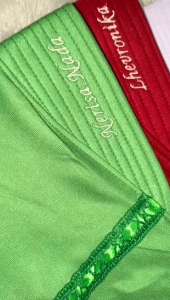 KERUDUNG ANAK BORDIR NAMA/PITA SAMPING / KERUDUNG PITA SAMPING BORDIR NAMA KERUDUNG SEKOLAH