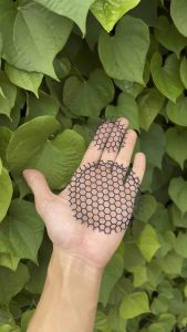 ตะแกรงเหล็ก สำหรับลำโพงบลูทูธ ลายรังผึ้ง พร้อมทำสี ขนาด 3 นิ้ว และ 2 นิ้ว