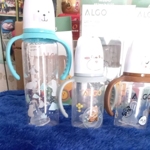 ALGO Botol susu bayi 240 ml  120 ml  60ml Bpa free