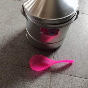 COD Dandang Nasi/Kukus 1 kg Alumunium Free centong