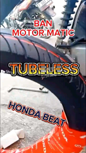 BAN MATIC FEDERAL STD BEAT TUBELES UKURAN 70/90-14  80/80-14 BAN LUAR MOTOR ALL METIK