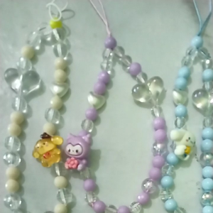 strap phon taligantungan hp tali.gantungan tas sekolah/ gantungan kunci.SANRIO.gantungan hp aesthetic.