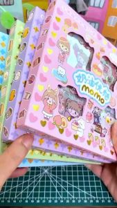 MJ88 100 Lembar Stiker Motif Momo Kartun Korea Lucu Anti Air Dekorasi Handbook Scrapbook Diy