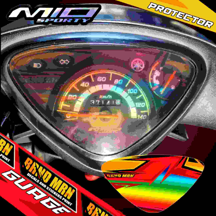 Mio SPORTY / Mio SOULTY Gauge Protector  STICKER TINT HONEYCOMB X CIRCUIT DESIGN