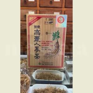 โสมเกาหลีเกปุงแท้ ชาโสม เครื่องดื่มโสม แบบชงพร้อมดื่ม GAE POONG KOREAN GINSENG TEA 1 กล่อง 100 ซอง