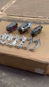 Breket Kaliper CNC Disc 300 320mm Pitch 100 Dan 108  PNP Shok Ninja For Kaliper GP4RX Afrika M50 M432 Tokicho