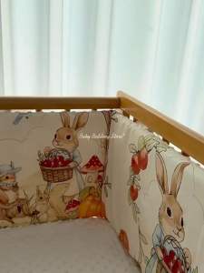 ชุดกั้นเตียงเด็ก ชุดกันกระแทก ชุดเครื่องนอนเด็ก ลายน่ารัก Baby Bedding Crib Bumpers