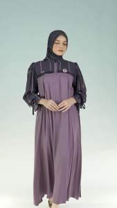 PROMO MURAH 🔥🔥 ARUNA MIDI DAN DRESS BY NADHEERA LUXURY ✅ GAMIS NADHEERA TERBARU BISA COD ✅