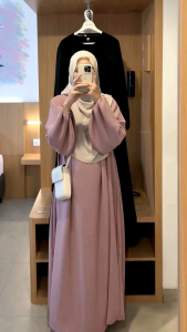 Inara Dress Wanita Elegan: Ukuran, Warna, Desain & Bahan Katun Nyaman