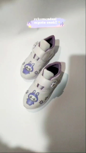 Sepatu Anak Perempuan Motif Labubu Terkeren