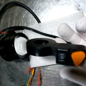 Loại 1 Đèn trợ sáng Bi 2 màu Vàng Trắng L20 điện áp dải rộng lắp xe máy xe điện