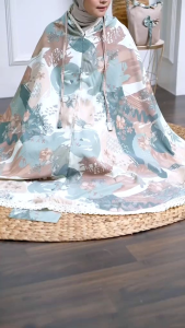 Mukena Katun Dewasa 2in1 Resliting Lengkap Tas dan Sajadah