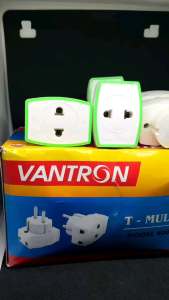 VANTRON Steker T Multi / Colokan T Multi 3 Lubang / T Mini / Colokan Listrik