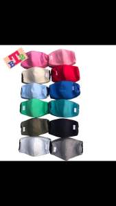 Khẩu trang chống nắng vải thun trơn lạnh 2 mặt - giá sỉ theo chục 1 màu vải mát dễ chịu