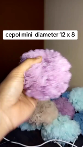 paket grosir isi 12 pcs ikat rambut mini anti pusing scranchietulle kunciran rambut