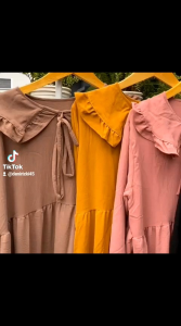 dress merah wanita dewasa baju gamis lebaran keren lvk gamis perempuan terbaru premium