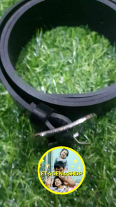 เข็มขัดสายดำหัวขาวมัธยมปลายชาย 1 เส้น ใช้แต่งกายนักเรียนชายชั้นมัธยมปลายมที่ ม.4 ถึง ม.6