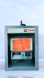 celengan jumbo buka tutup dengan kunci ganda motif atm cimb niaga Premium