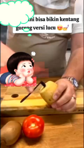 Alat untuk membuat garnis/kentang spiral/hiasan tumpeng