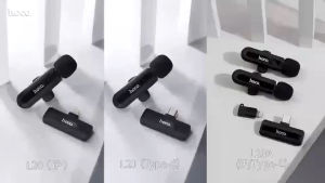 SY ไมค์ตัดเสียง HOCO L20 L20A Wireless ตัดเสียงรบกวน ระยะการส่งสัญญาณ 10-15 เมตร ใช้งานนาน 3-4ชม. พกพาสะดวก