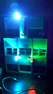 lighting mini sound miniatur USB isi 4 lampu kedip kedip