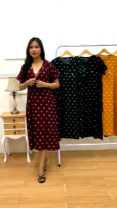 100RIBU 4 Pcs Daster Rayon Standar Aneka Motif Terbaru Busui Kancing Depan Lengan Pendek