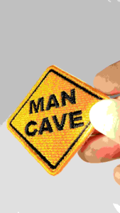 Man Cave Embroidery Patches & Iron-On Patch DIY Home Improvement