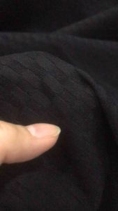 Vải Cotton Hàn họa tiết màu đen dày vừa co giãn (khổ 1m5)may đầm váy vestset comple thiết kế thời trang